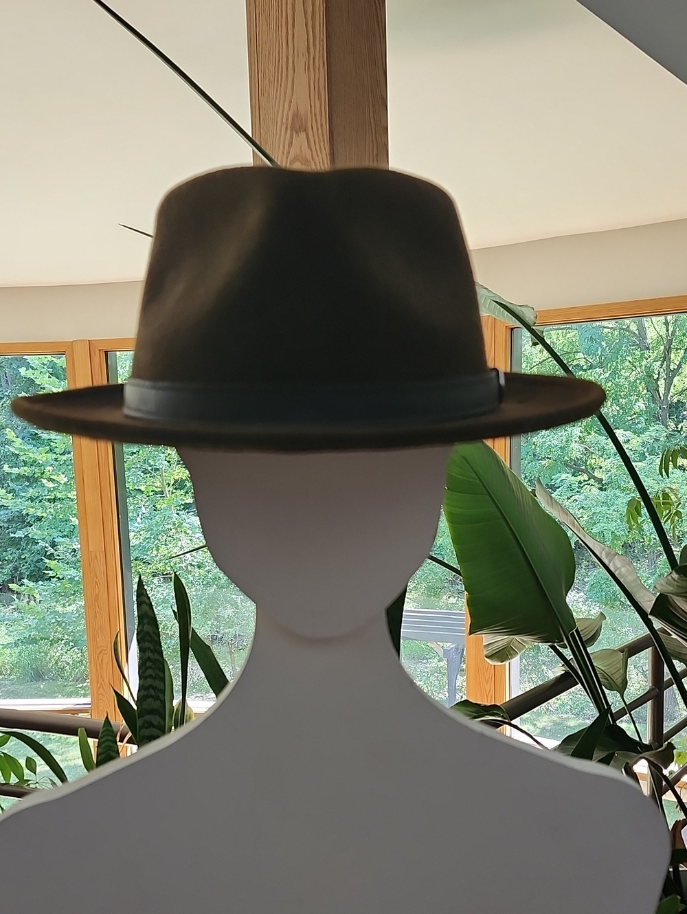 The Stetson "Prof" 100% Wool Felt Trilby/Fedora Made in Mexico - Brown